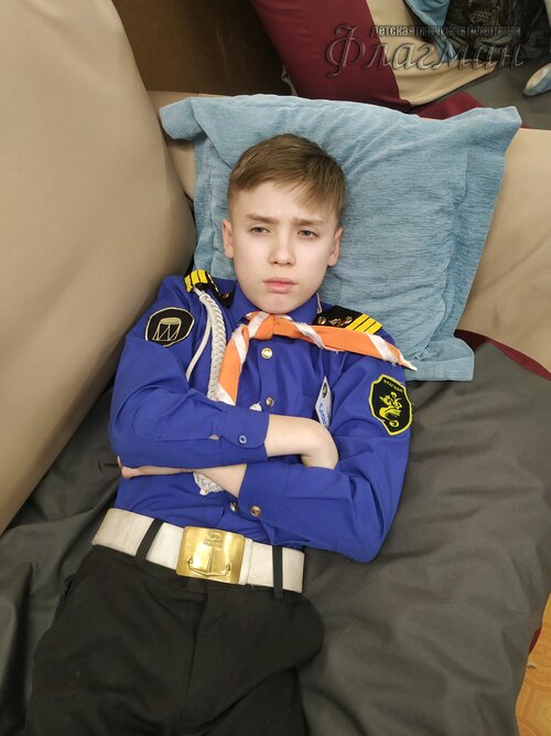 Занятиях в детском клубе «Флагман»